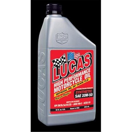 Lucas Oil 10702 High Performance Motorcycle Oils L44-10702